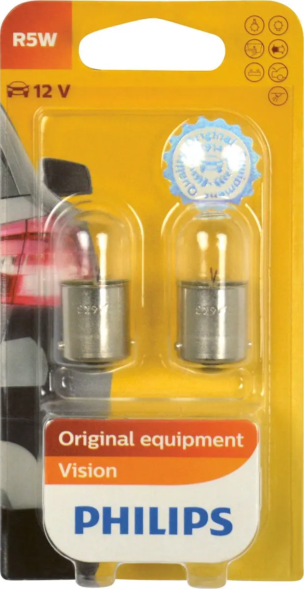 Philips Autolamp BA15s R5W - 2 Stuks