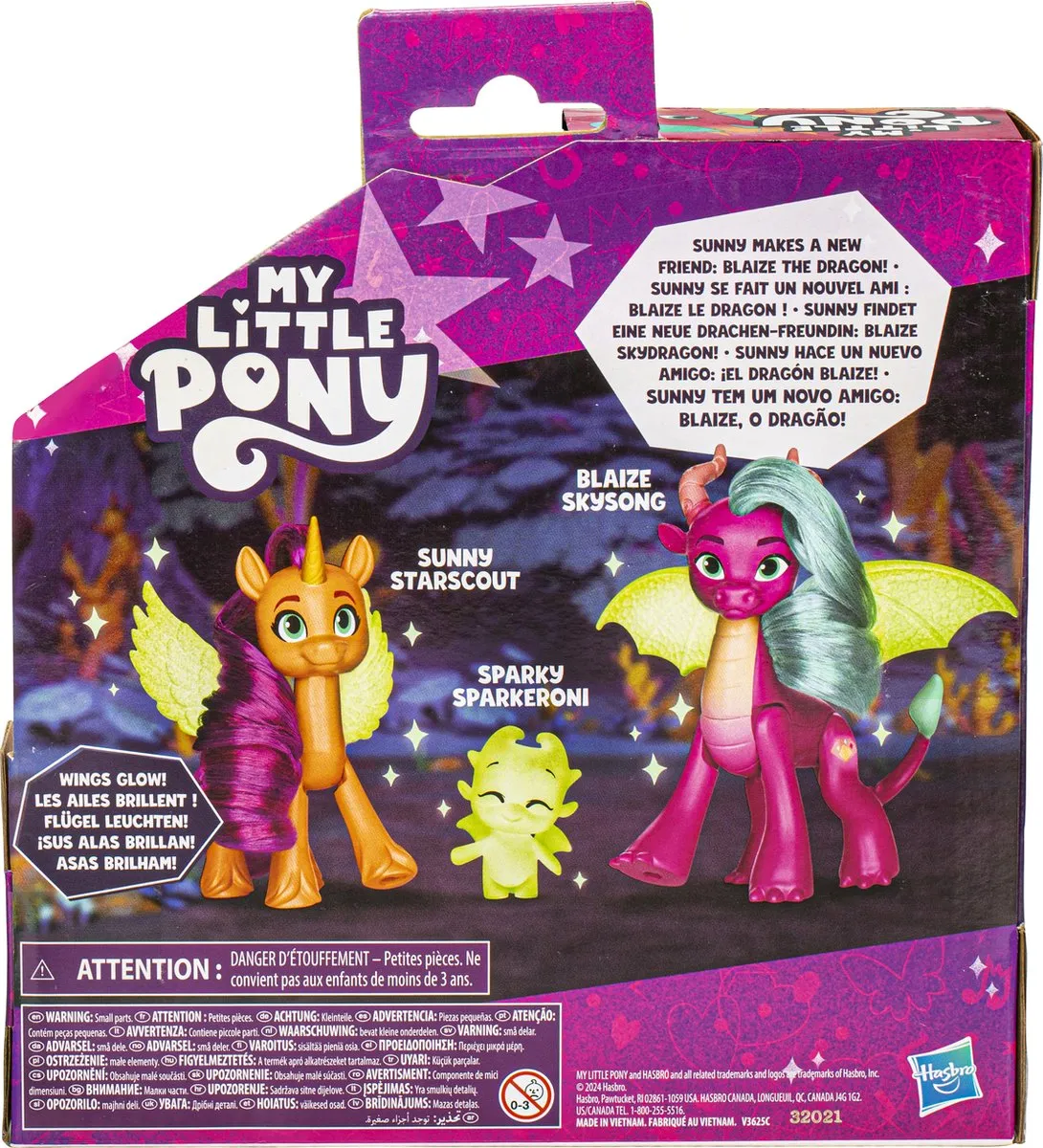 My Little Pony Dragon Light Reveal F87025L0 - Meerkleurig