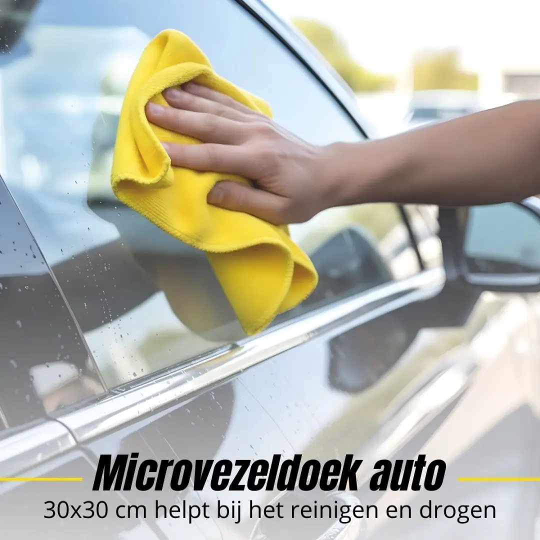 Dunlop Auto Was Set 6-delig - Zwart/Geel