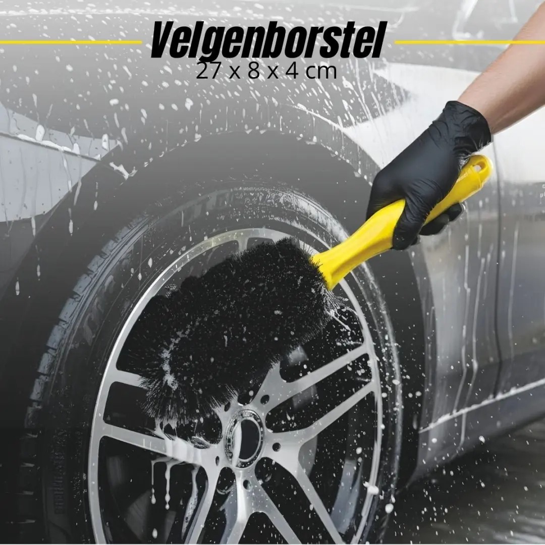 Dunlop Auto Was Set 6-delig - Zwart/Geel