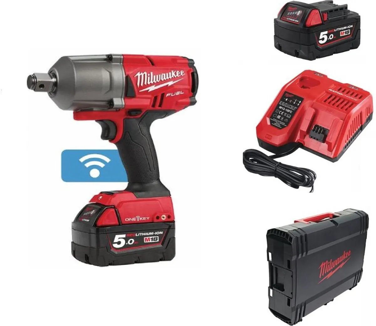 Milwaukee M18 ONEFHIWF34-502X Slagmoersleutel