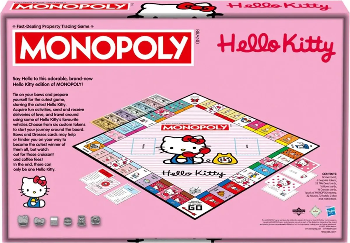 Winning Moves Monopoly Hello Kitty - 2-6 Spelers
