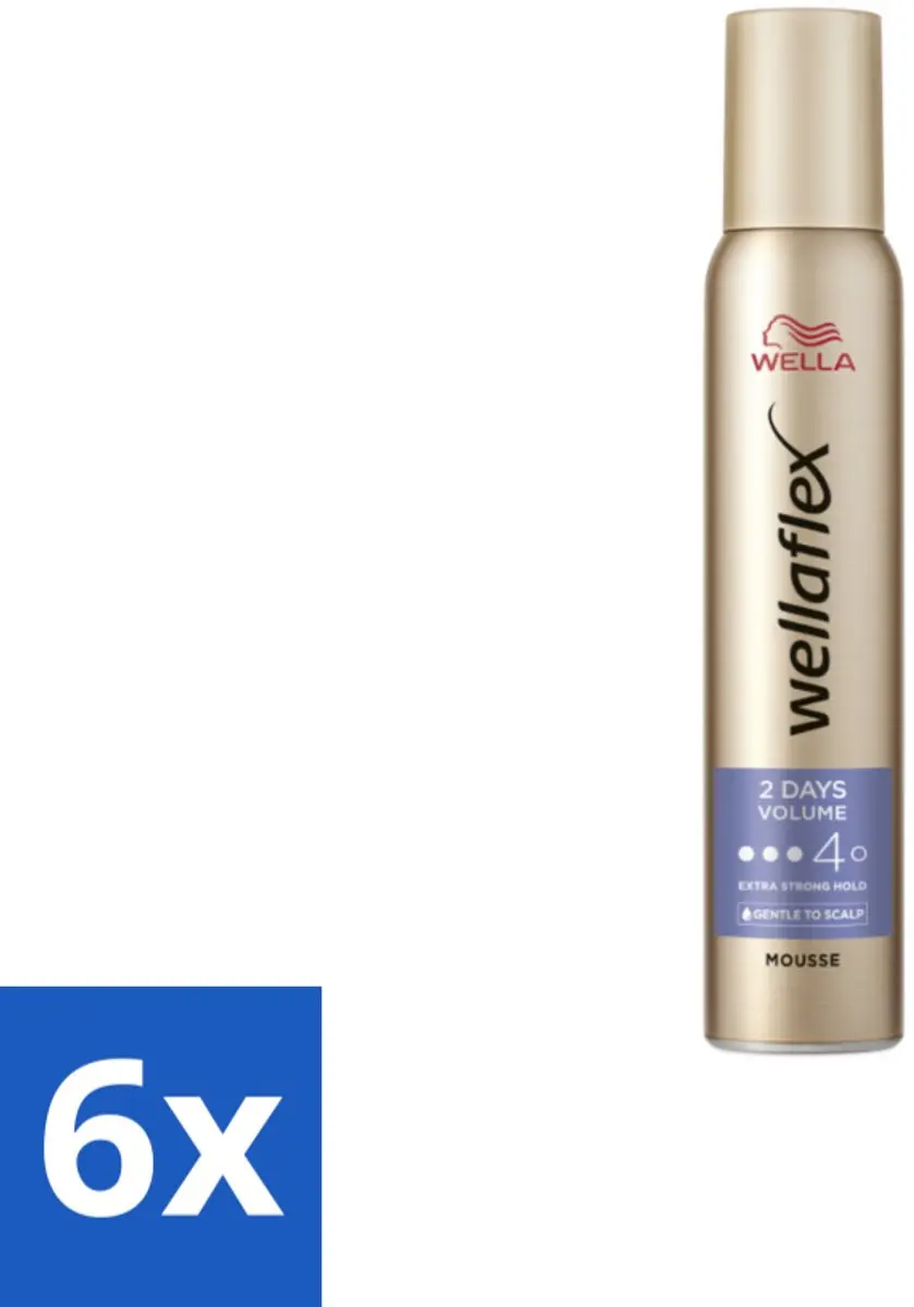 Wella Flex 2 Days Volume Haarmousse 200ml