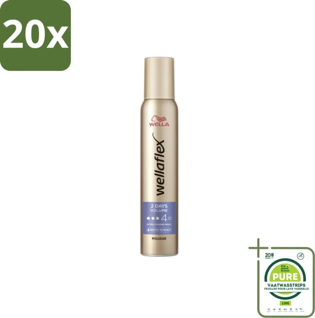 Wella Flex 2 Days Volume Haarmousse 200ml