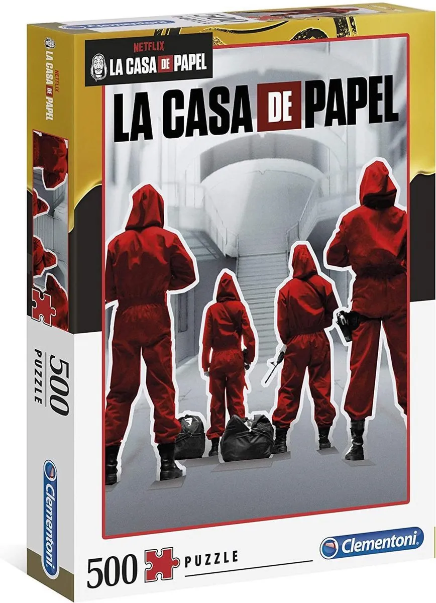Clementoni La Casa De Papel Puzzel 500 Stuks