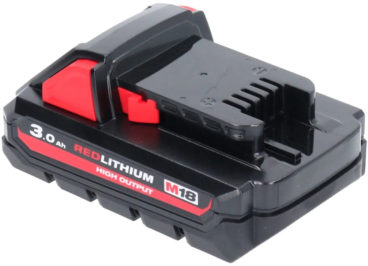 Milwaukee M18 HB3 High Output Accu - 3x 3000mAh