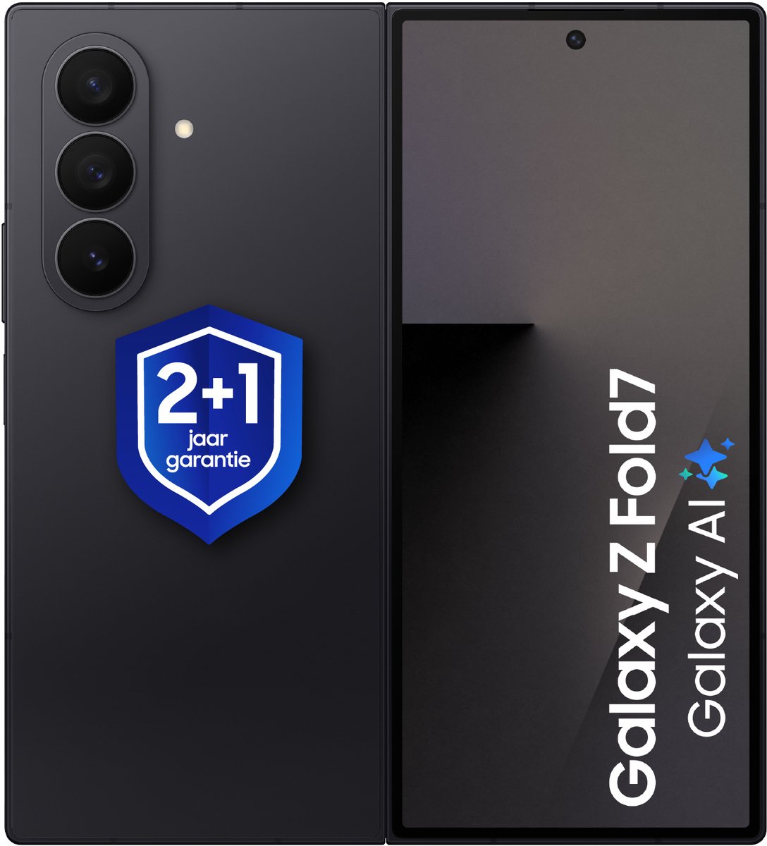 Samsung Galaxy Z Fold7 5G - 512GB - Jet Black + 1 Jaar extra garantie
