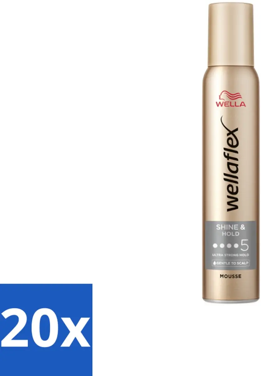Wella Flex Shine & Hold Haarmousse 200ml