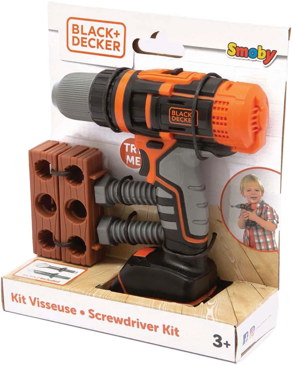 Smoby Black & Decker Mechanische Boormachine 7600360918 - Multi