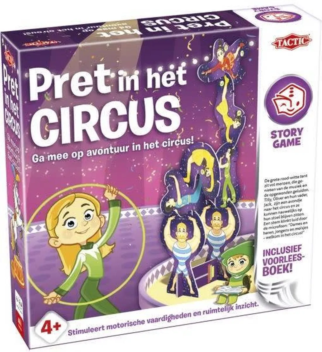 Tactic Story Game Pret in het Circus - 2-4 Spelers