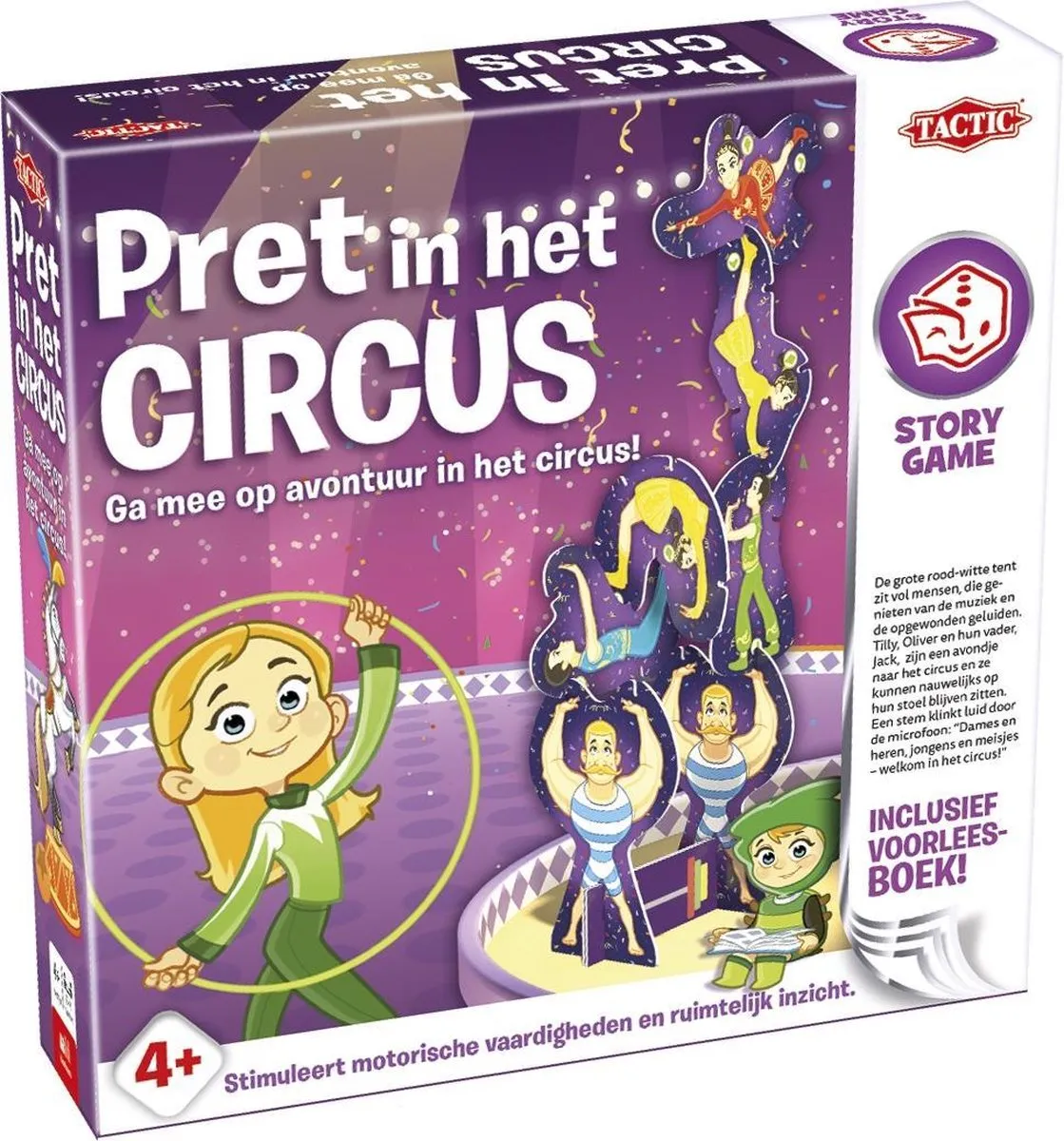 Tactic Story Game Pret in het Circus - 2-4 Spelers