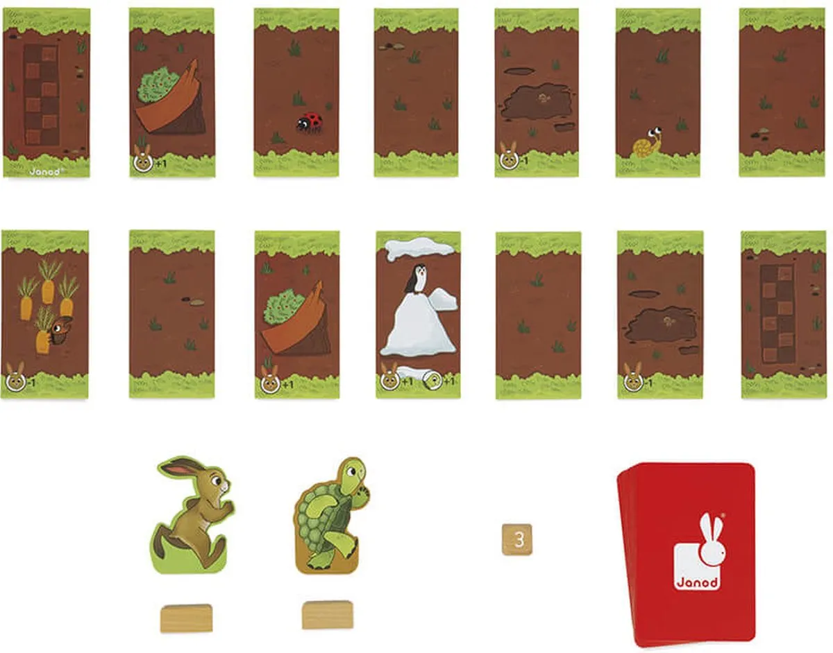 Janod Go Turtle! Bordspel 2629 - 1-2 Spelers - afbeelding 5 van 6