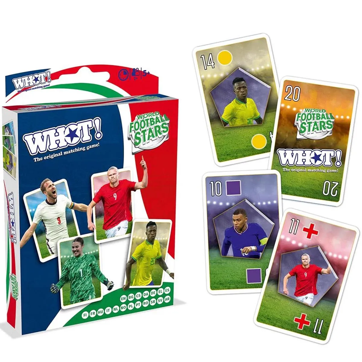 Winning Moves WHOT! World Football Stars Kaartspel - 2-5 Spelers