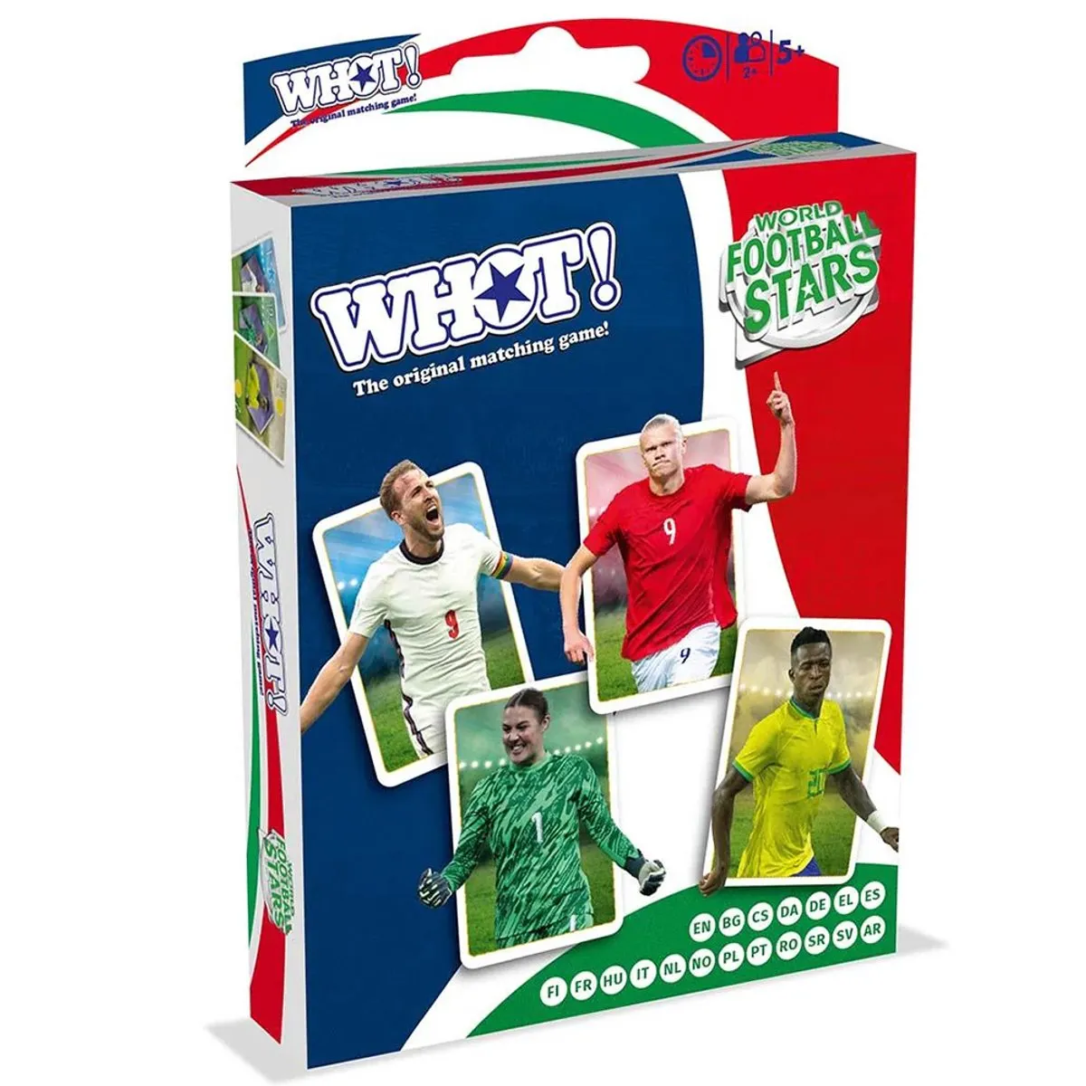Winning Moves WHOT! World Football Stars Kaartspel
