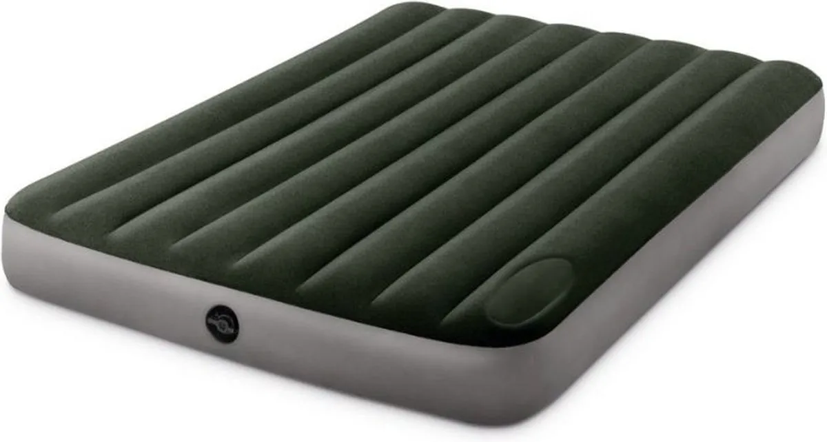 Intex Downy Luchtbed Twijfelaar 191x137x25cm - Groen - afbeelding 6 van 6