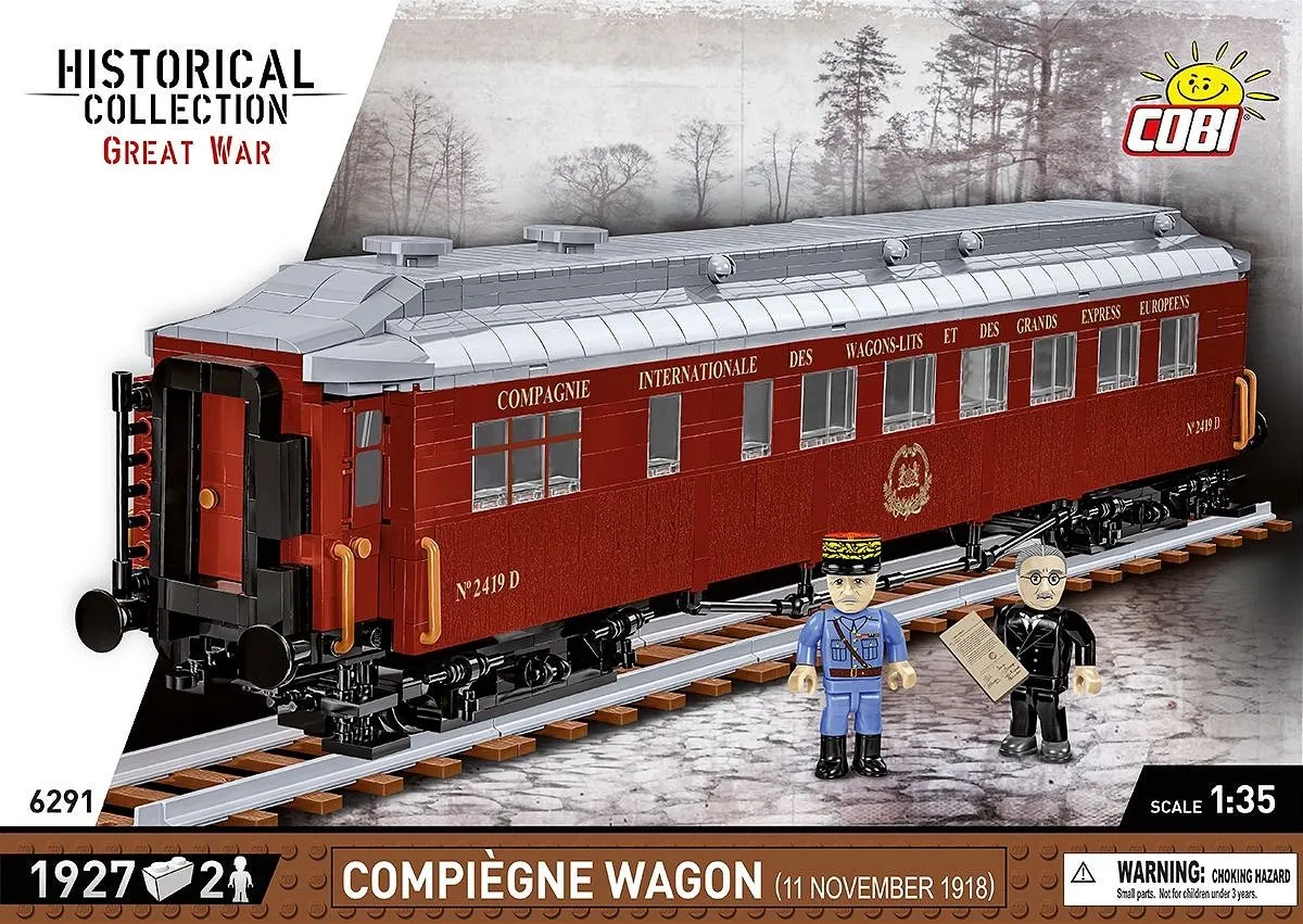 Cobi Wagon van Compiègne COBI-6291 - 1927 Stukken - Meerkleurig