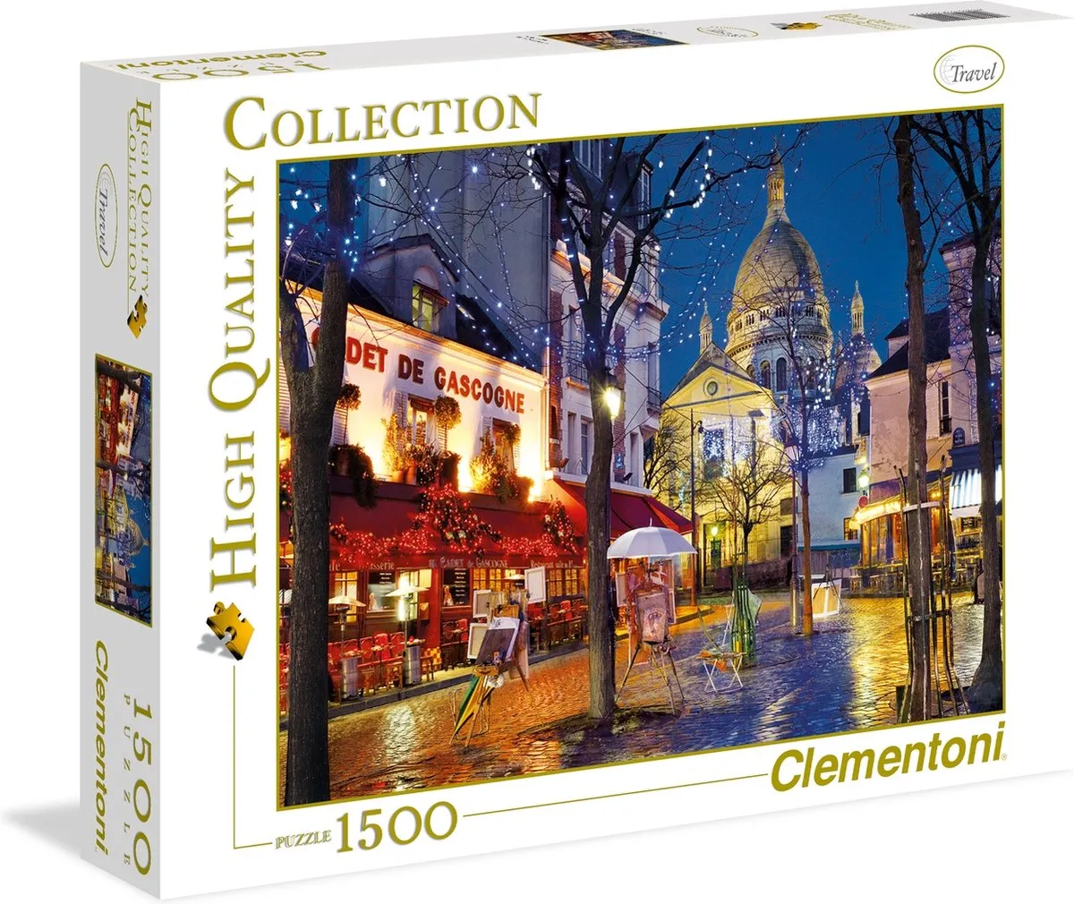 Clementoni Paris Montmartre Puzzel 1500 Stuks - High Quality Collection