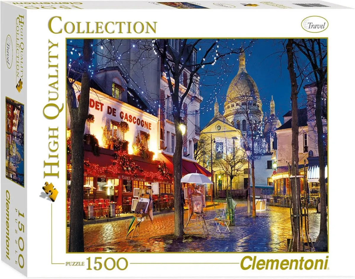 Clementoni Paris Montmartre Puzzel 1500 Stuks - High Quality Collection