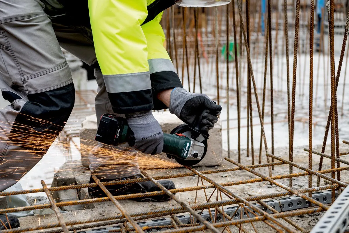 Metabo W 18 L 9-125 602249650 Haakse accuslijper 125 mm 18 V 5.2 Ah