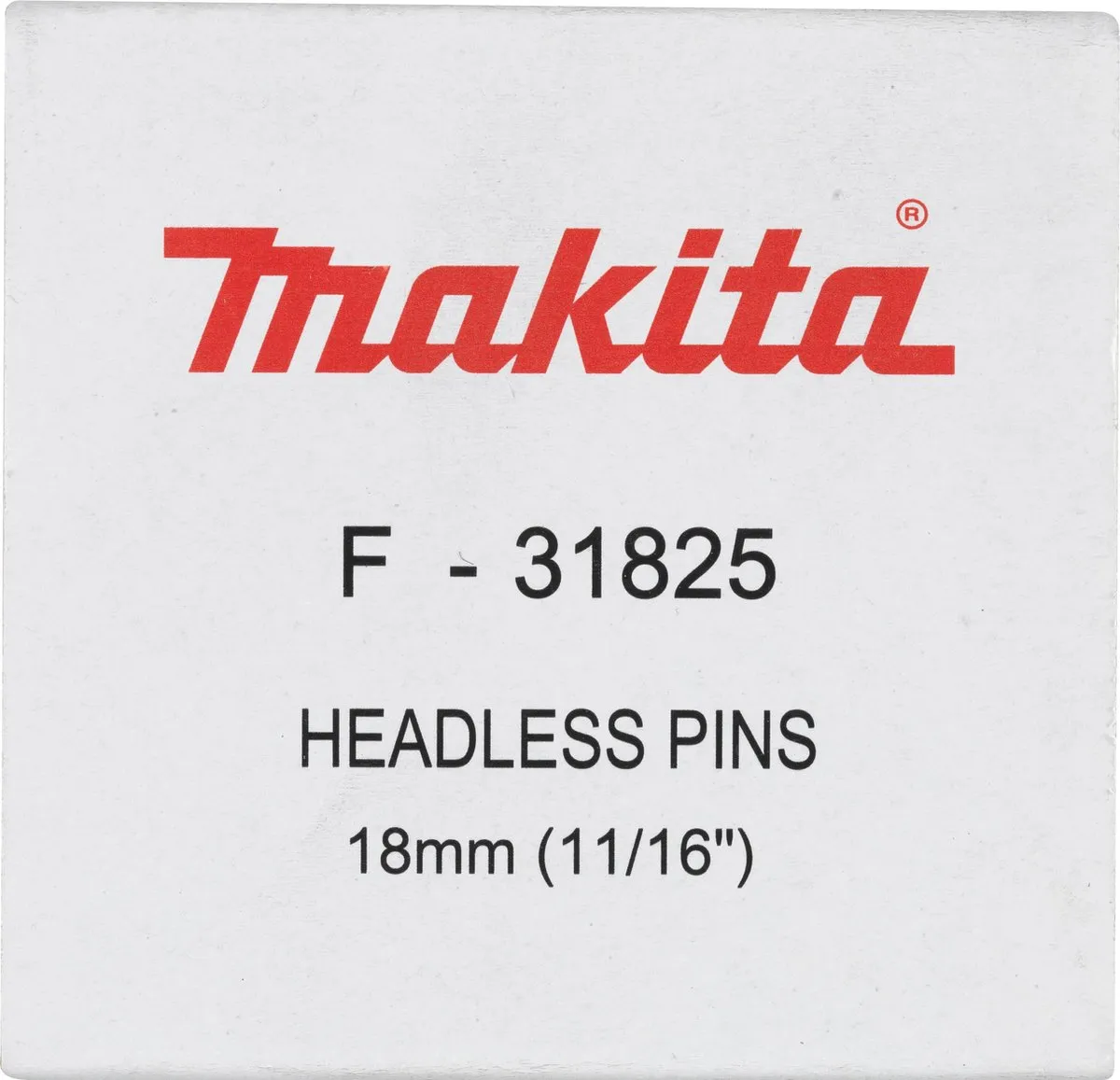 Makita F-32142 RVS Pin 18mm