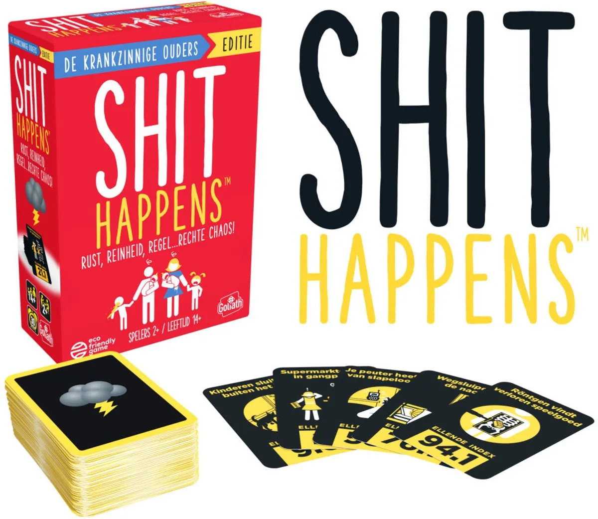 Goliath Shit Happens De Krankzinnige Ouders Editie - Kaartspel - Nederlandstalig - 18+