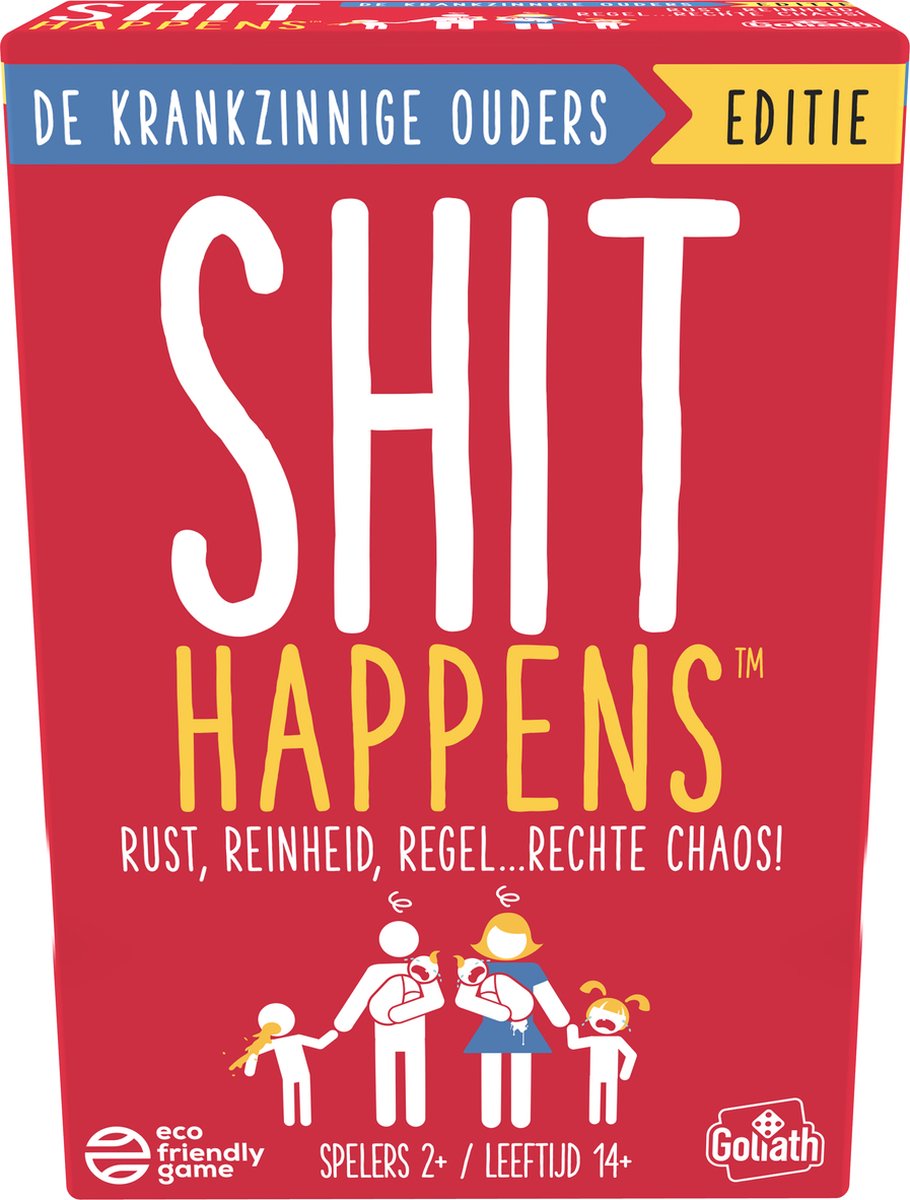 Goliath Shit Happens De Krankzinnige Ouders Editie - Kaartspel - Nederlandstalig - 18+