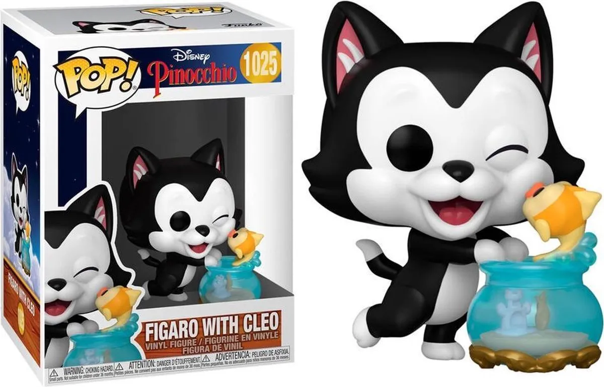 Funko Pop! Disney Pinocchio - Figaro met Cleo #1025