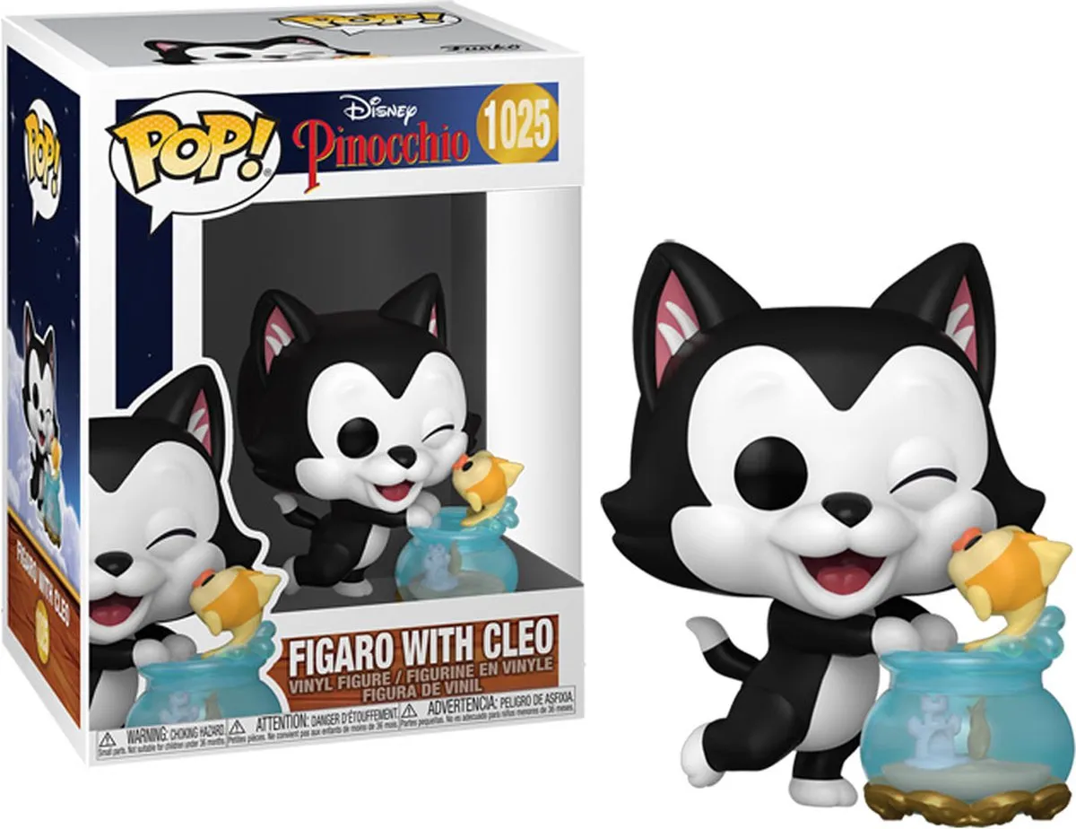 Funko Pop! Disney Pinocchio - Figaro met Cleo #1025