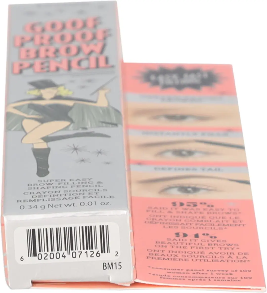 Benefit Goof Proof Brow Pencil 04 Warm Deep Brown - 0,34 g