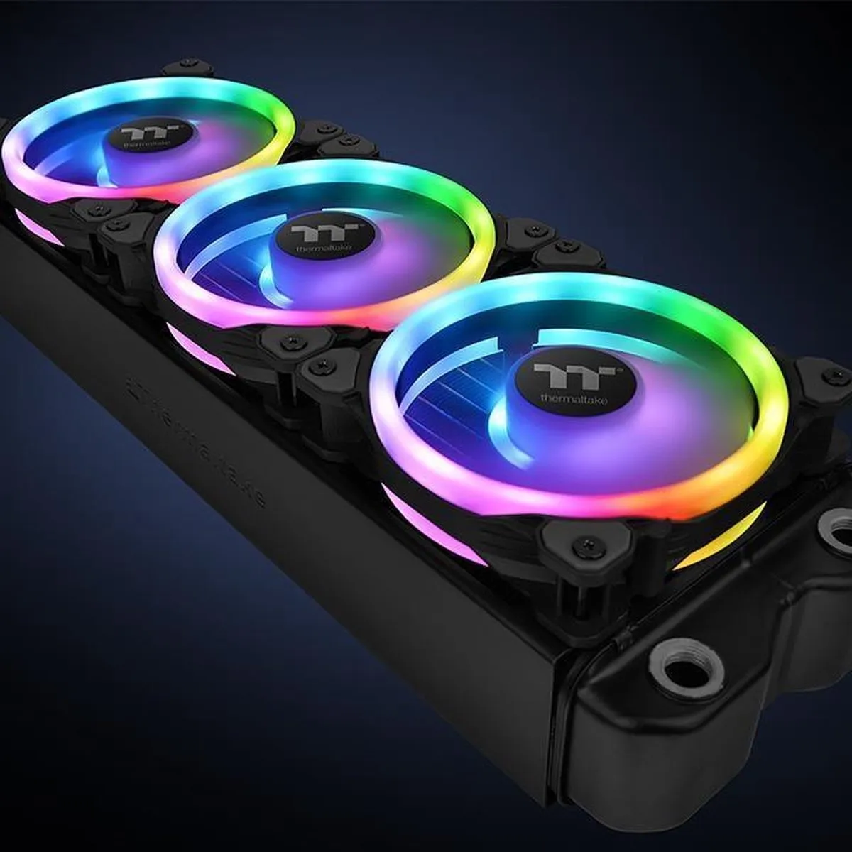Thermaltake Riing Trio 14 RGB Ventilatoren 3x - 140mm - Zwart - afbeelding 6 van 6