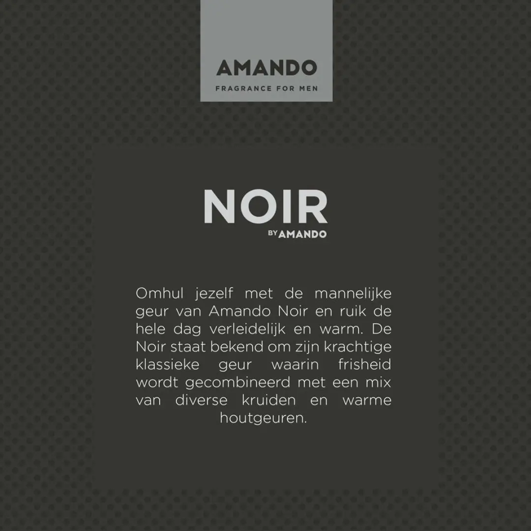 Amando Noir Aftershave 50ml - 250ml (5x50ml)