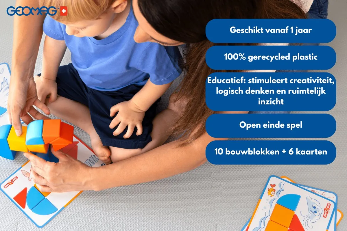 Geomag MagiCube Bouwset 12-delig - Multikleur