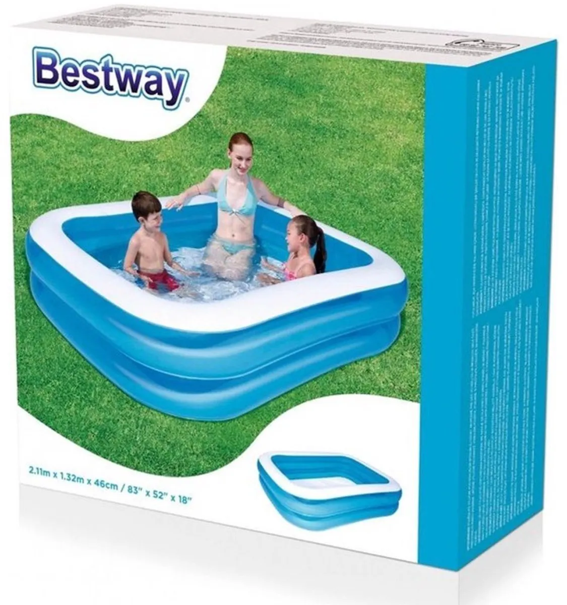 Bestway Opblaasbaar Zwembad 778L - 262x175x51cm Blauw