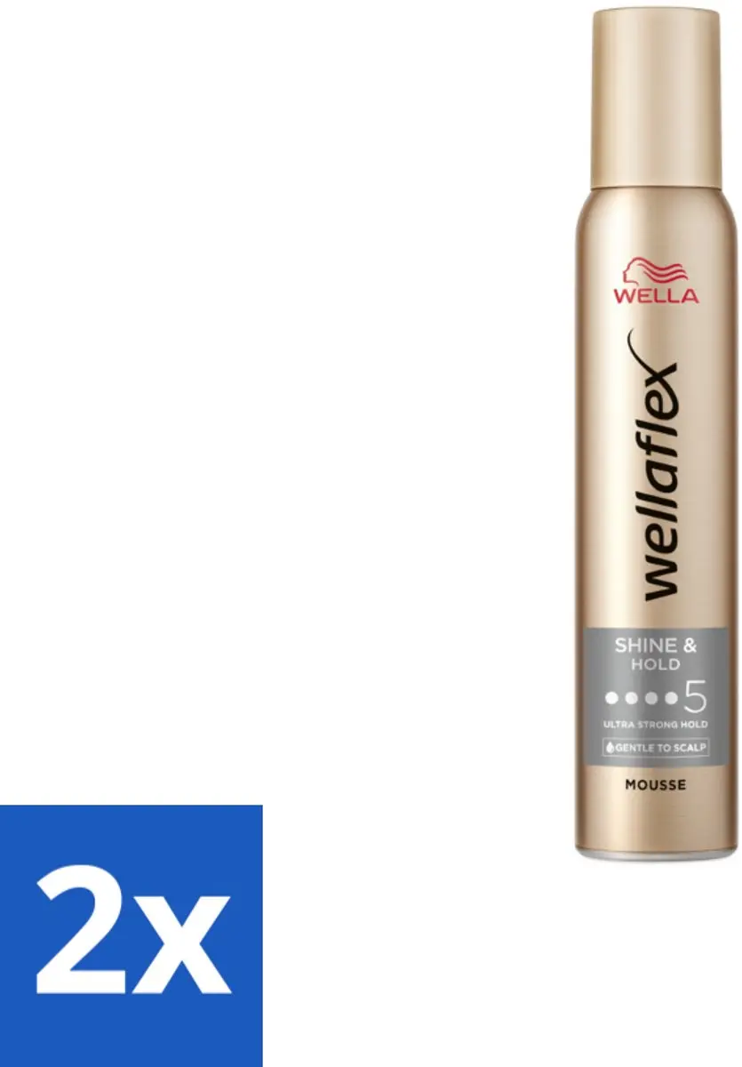 Wella Flex Shine & Hold Haarmousse 200ml