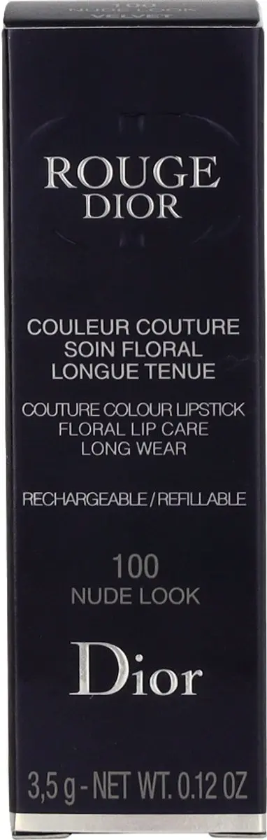 Dior Rouge 100 Nude Look Lipstick - 3.2g