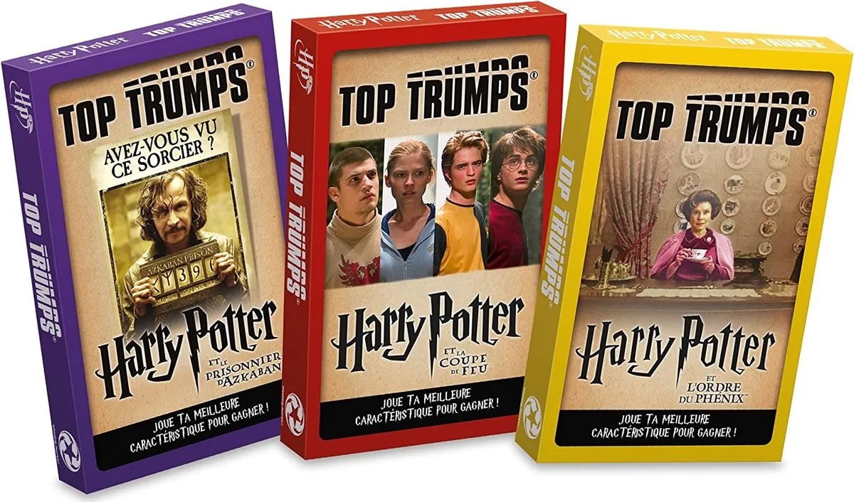 Winning Moves Top Trumps Harry Potter Battle Mat - 3-in-1 Coffret