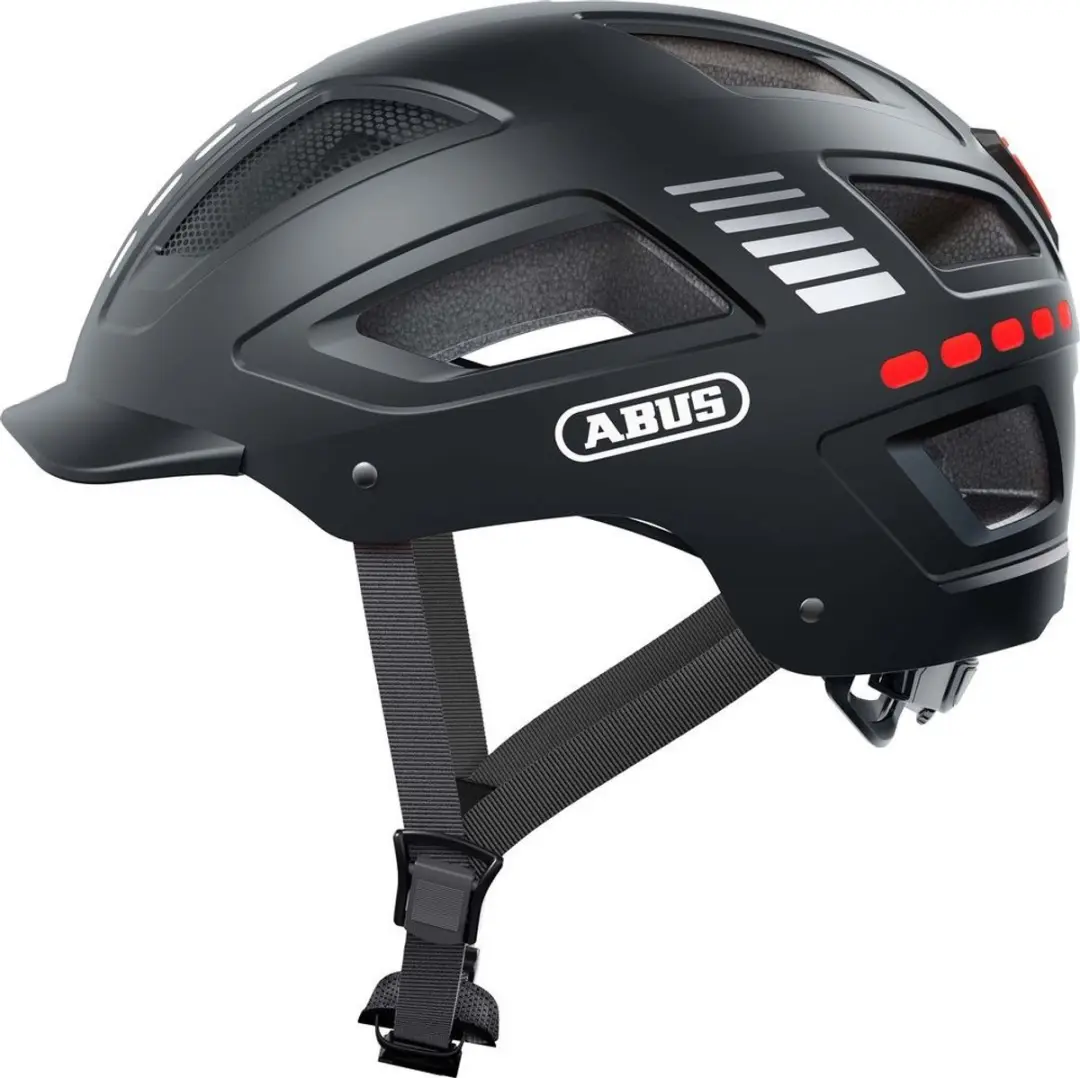ABUS Hyban 2.0 LED Fietshelm - 52-58cm - Zwart