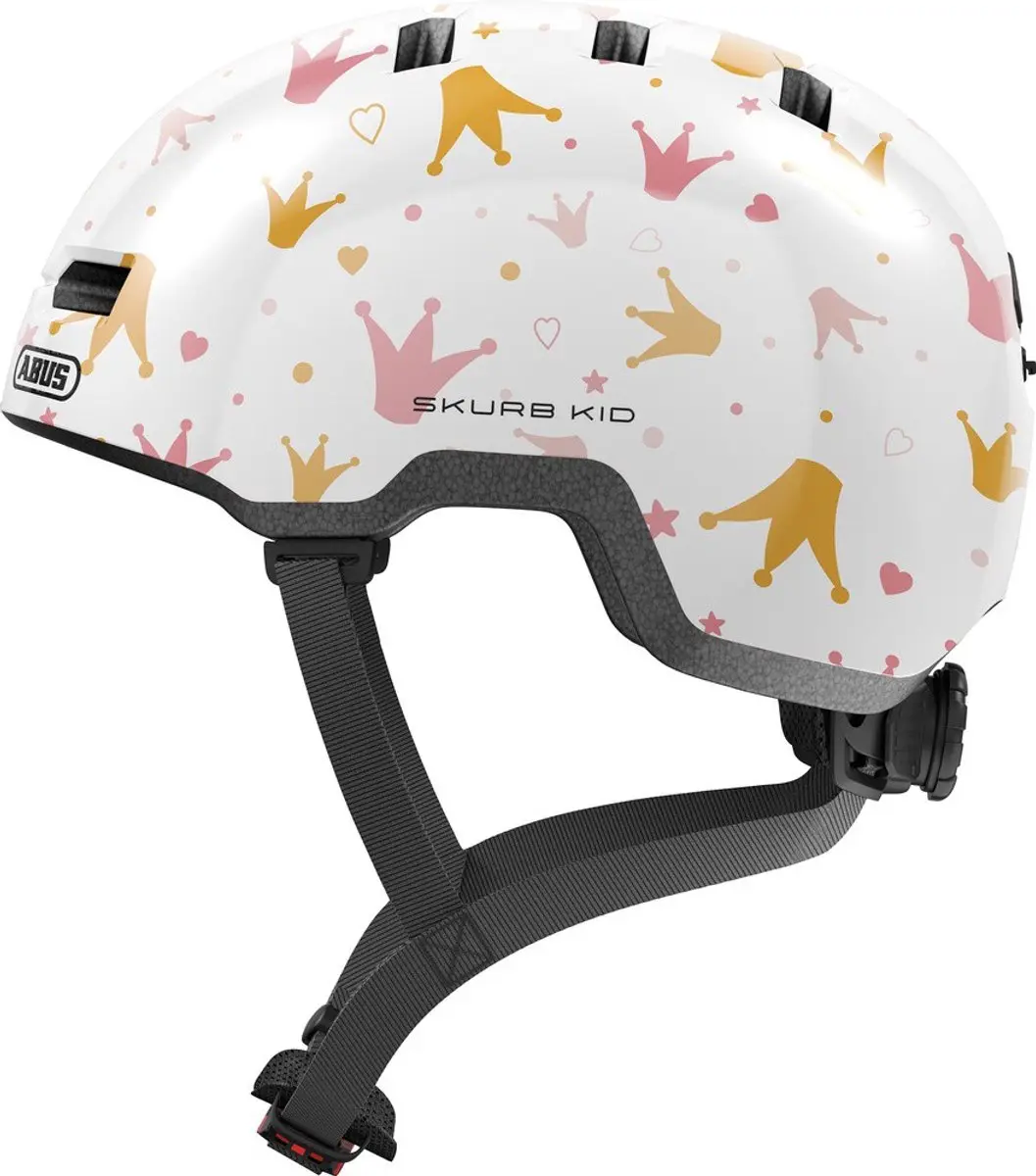 ABUS Skurb Kid Fietshelm - M (50-55 cm) - Wit