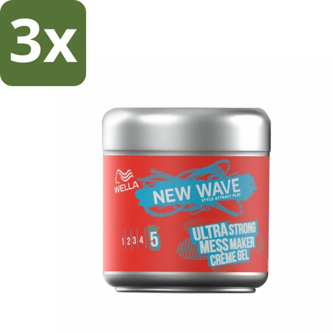Wella Shockwaves Mess Constructor Ultra Strong Haargel 150ml