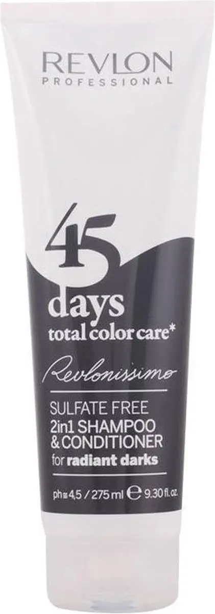 Revlon 45 Days 2in1 Shampoo & Conditioner Zwart 275ml