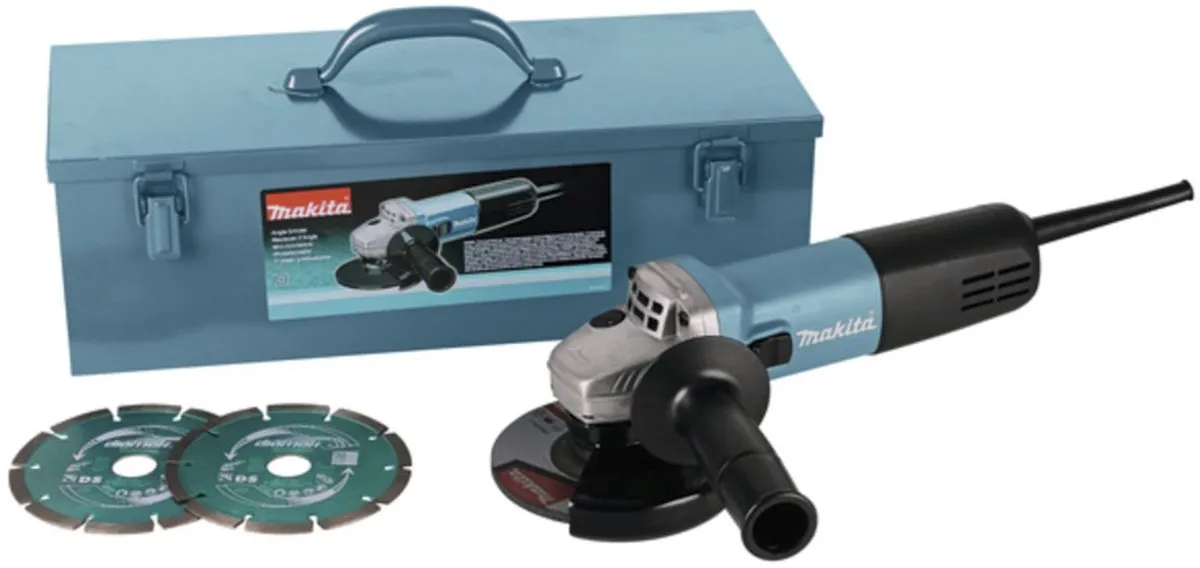 Makita 9558HNRGK3 Haakse Slijper 125mm - 36W
