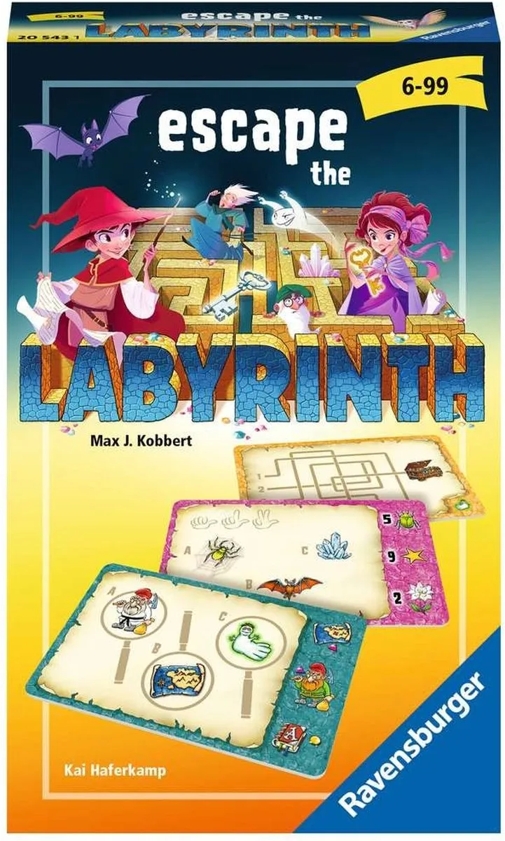 Ravensburger Escape the Labyrinth Pocketspel 205431 - 2-4 Spelers - afbeelding 6 van 6