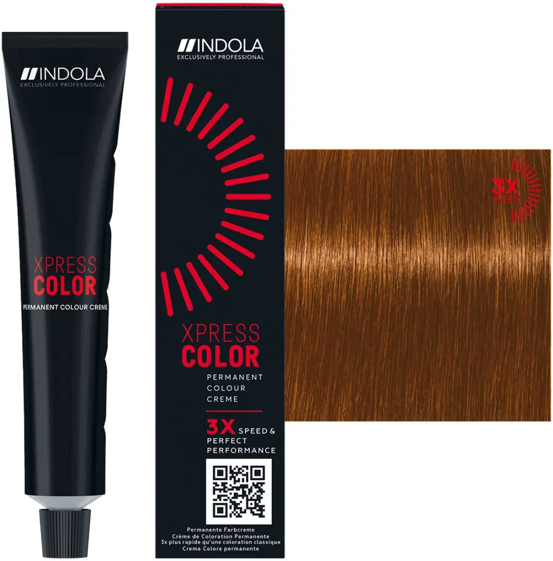 Indola XpressColor 7.44 Permanent Haarkleuring 50ml - Zwart