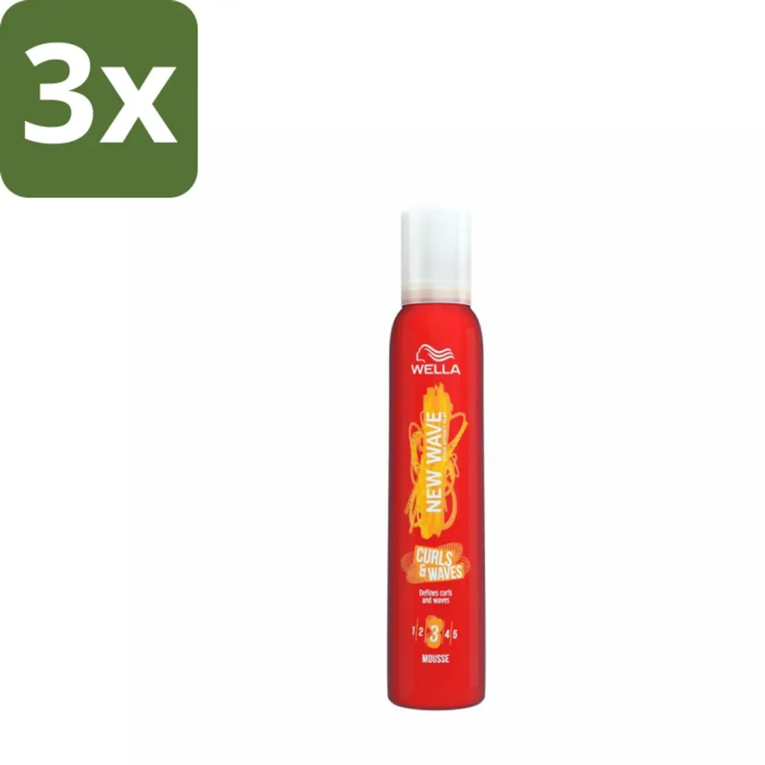 Wella New Wave Curls & Waves Haarmousse 200ml