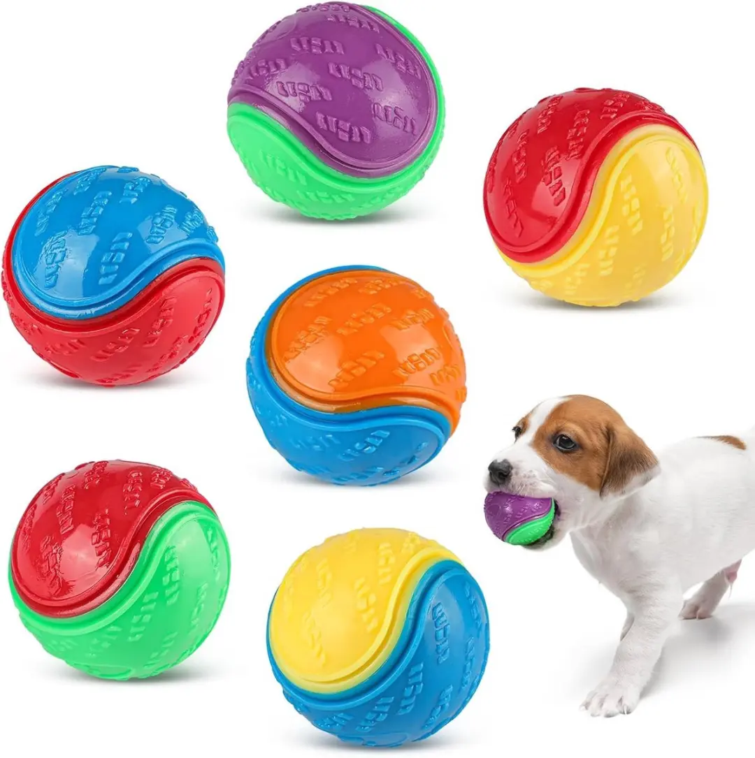 ECTEATOY Interactieve Piepende Hondenballen