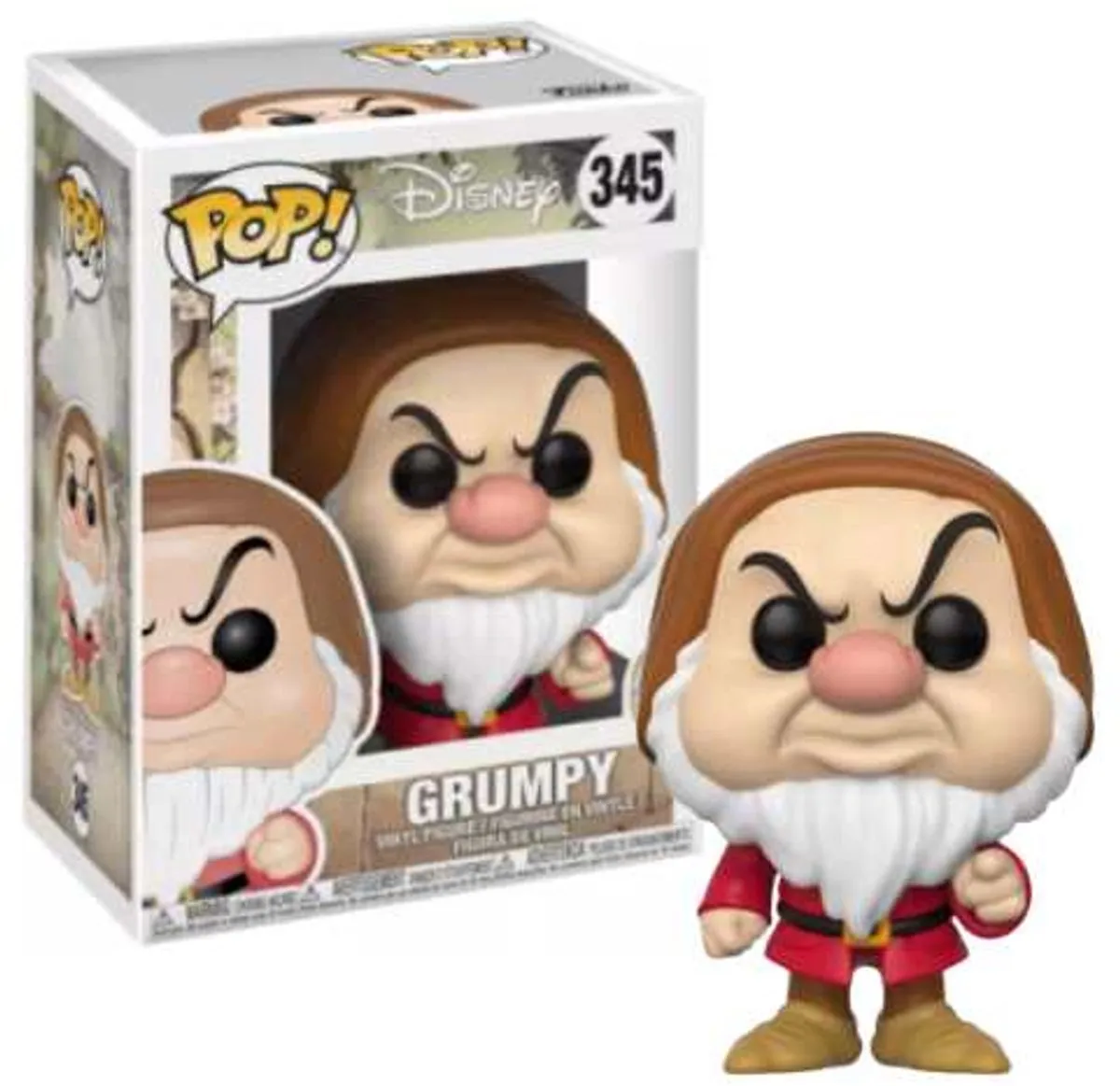 Funko Pop! Grumpy #345 Sneeuwwitje Disney Verzamelfiguur - Multi