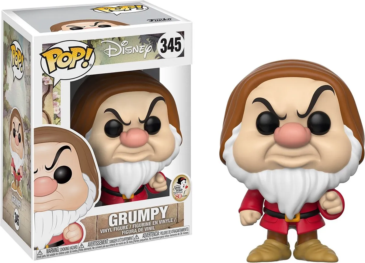 Funko Pop! Grumpy #345 Sneeuwwitje Disney Verzamelfiguur