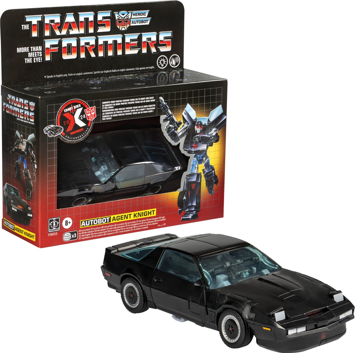 Hasbro Transformers X Knight Rider Autobot Agent Knight