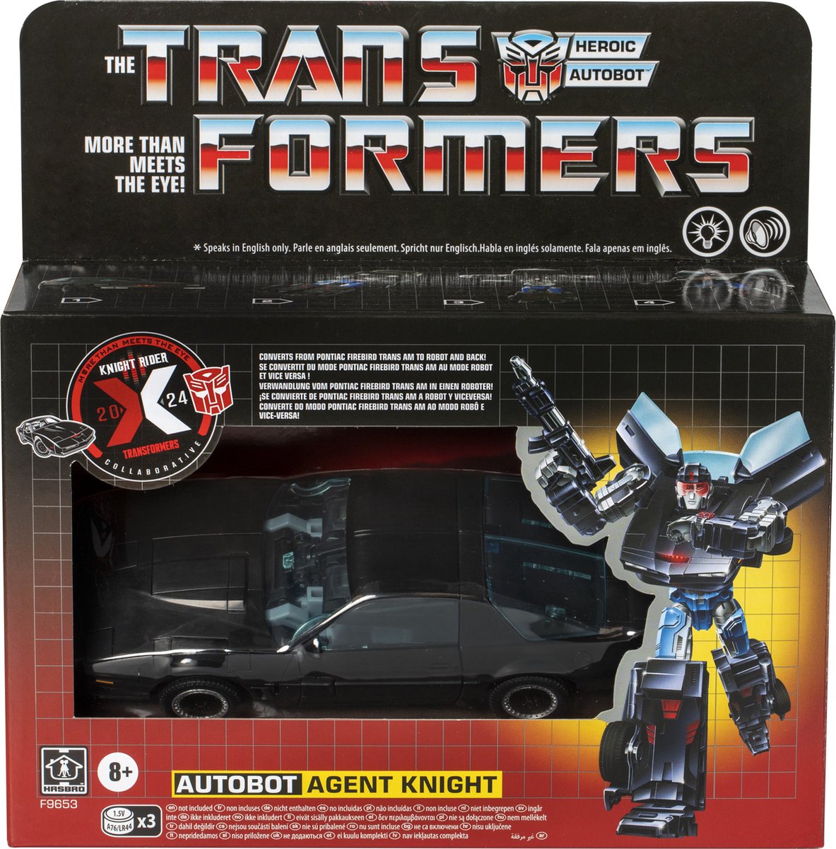 Hasbro Transformers X Knight Rider Autobot Agent Knight