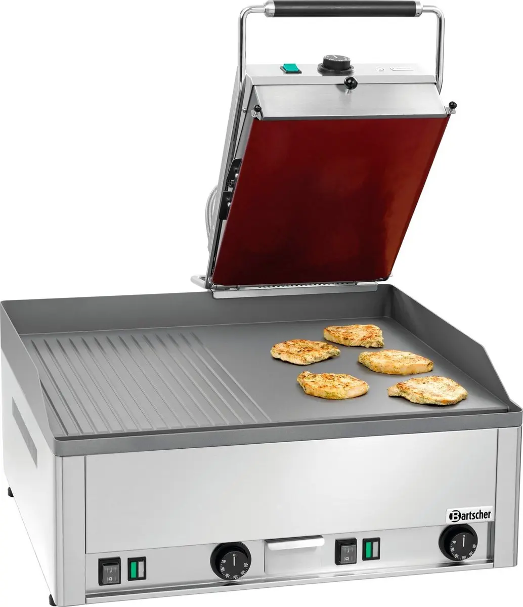 Bartscher GDP 320/650E Contactgrill 3000W - 2 Stuks
